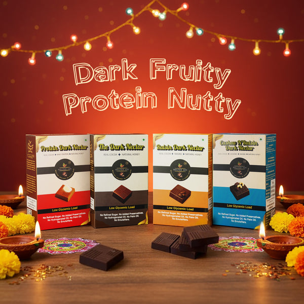 Diwali Special - Set of 4 Dark Fruity Protein Nutty