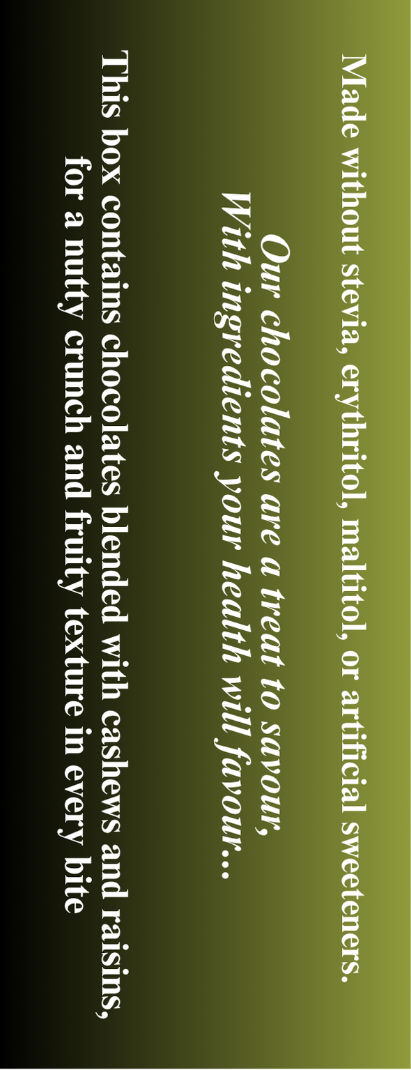 Cashew N'Raisin Dark Nectar - Pack of 6