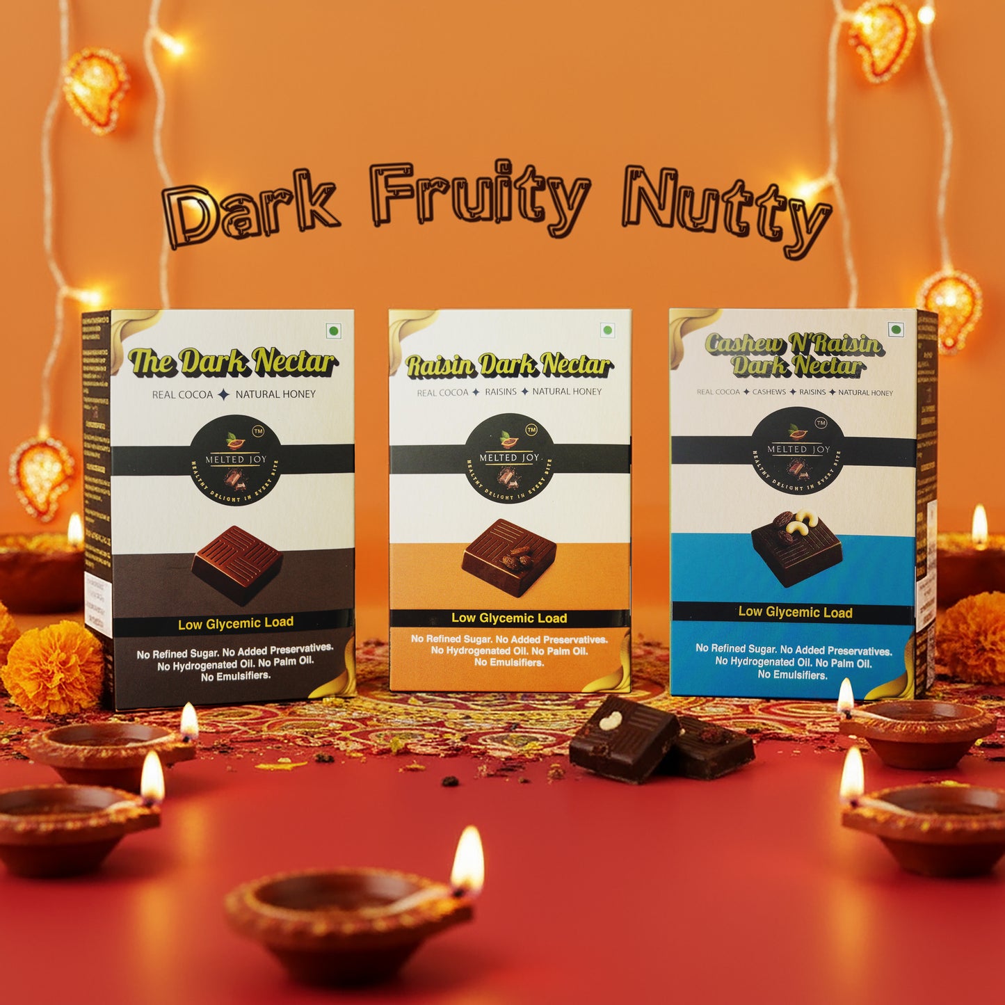 Diwali Special - Set of 3 Dark, Fruity, Nutty