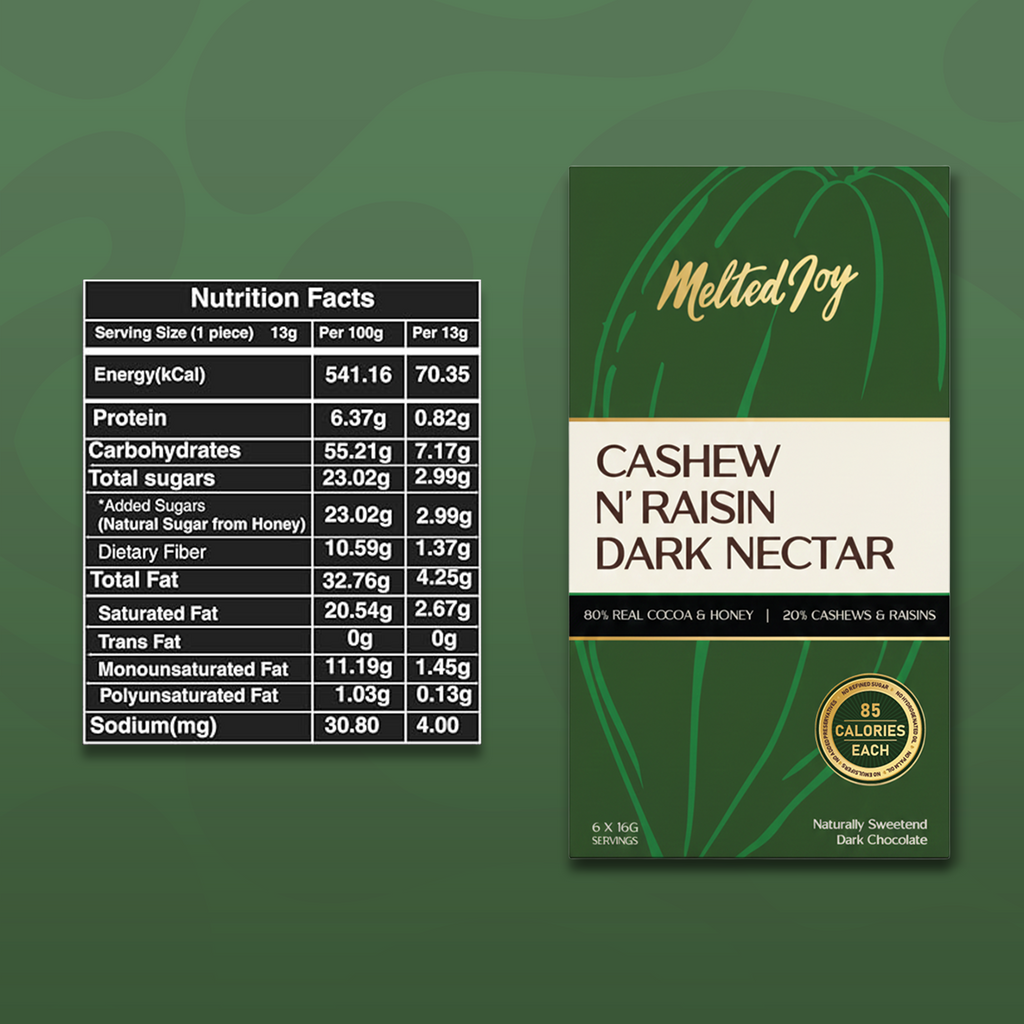 Cashew N'Raisin Dark Nectar - Pack of 6