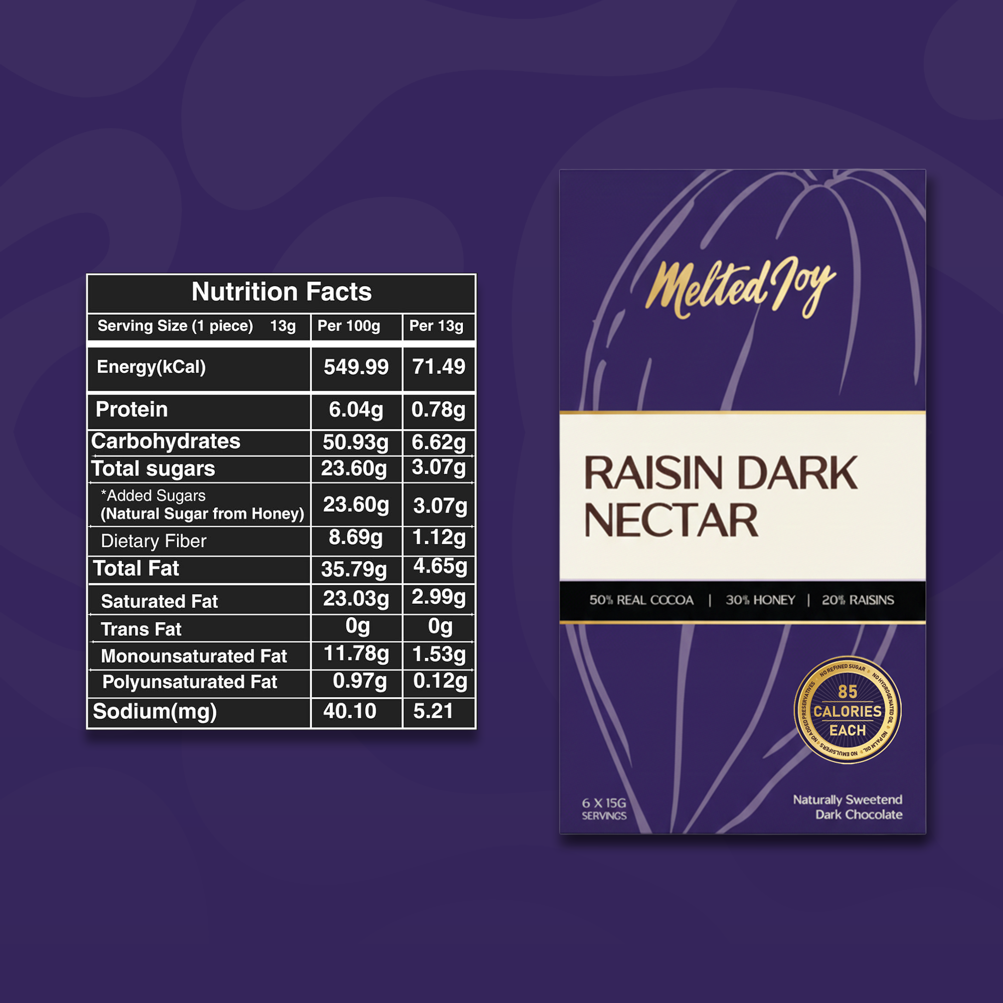 Raisin Dark Nectar - Pack of 6
