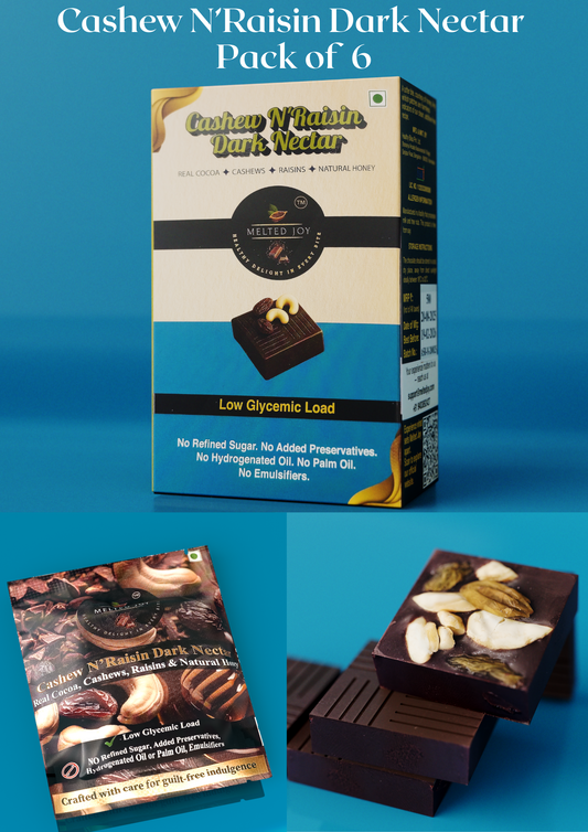 Cashew N'Raisin Dark Nectar - Pack of 6