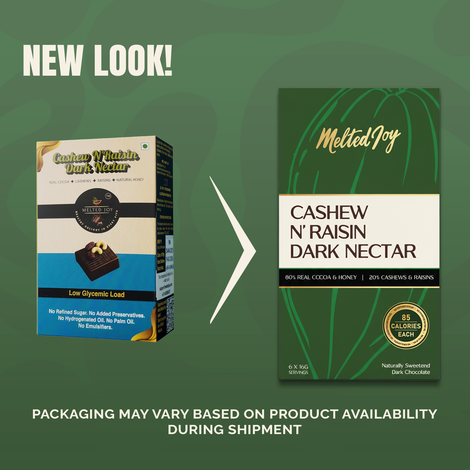 Cashew N'Raisin Dark Nectar - Pack of 6