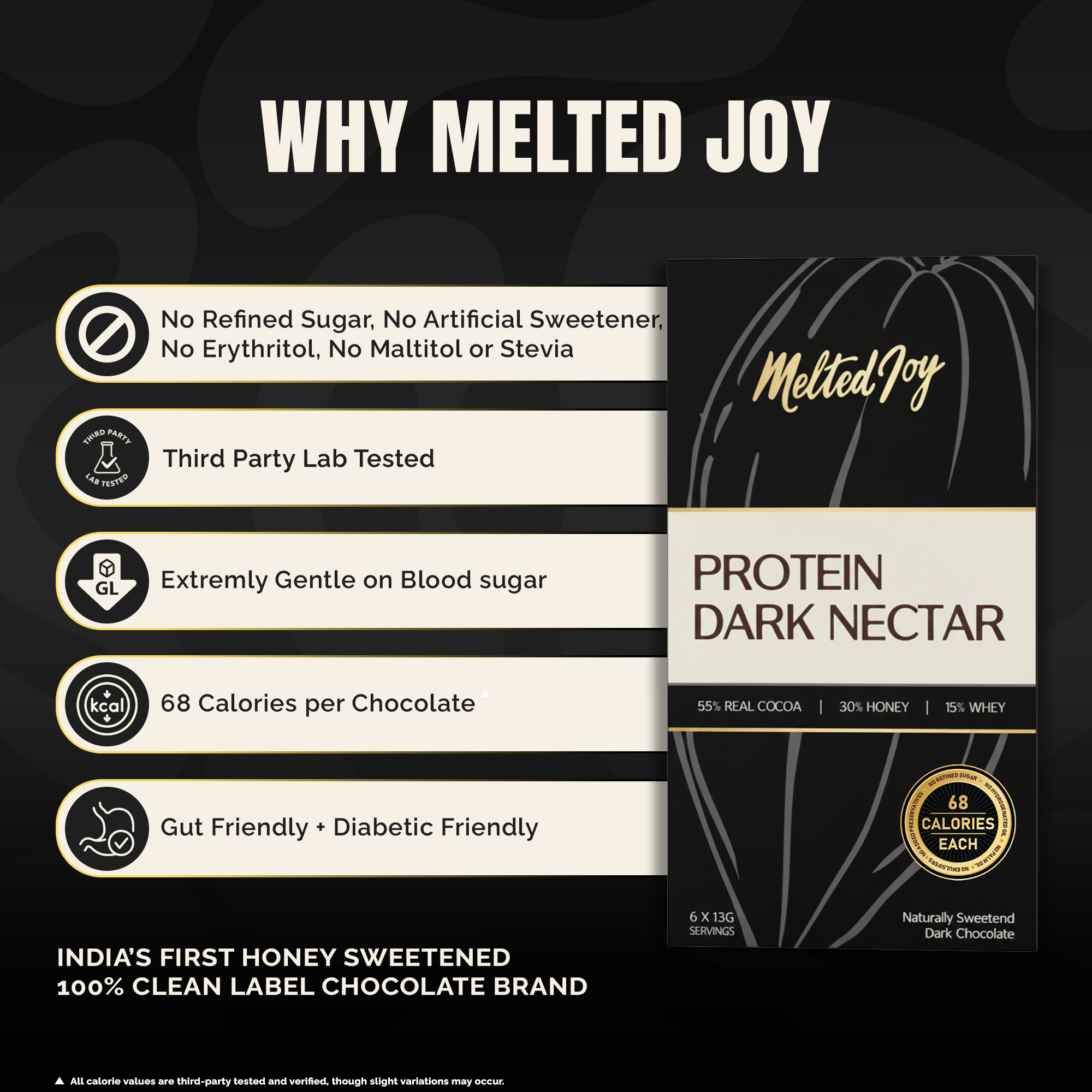 Protein Dark Nectar - Pack of 6